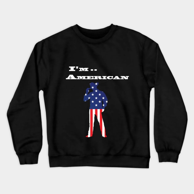 I'm American ,Native Americans' Day 2018 (3) Crewneck Sweatshirt by elzammar